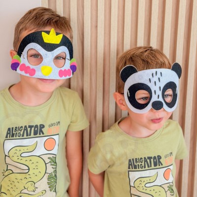 WOOPIE ART&FUN Zestaw Kreatywny Maski Filcowe 4 szt. DIY