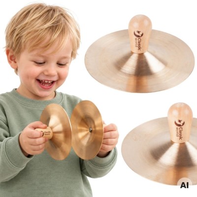 CLASSIC WORLD Edu Musical Cymbals for Children 2 pcs. 9 cm
