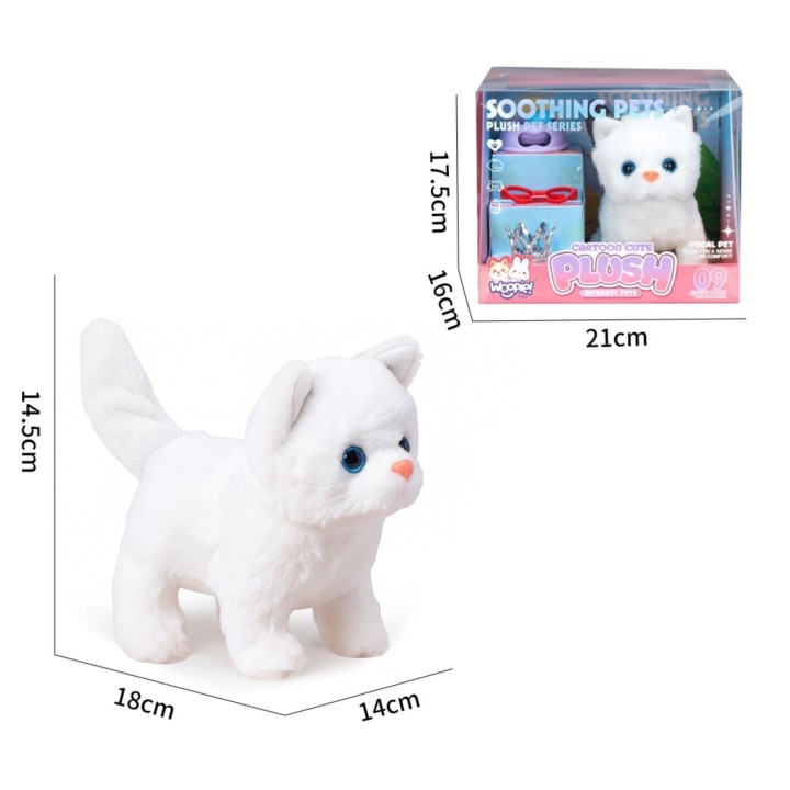 Interactive Plush Kitten WOOPIE with Accessories Sound Gift