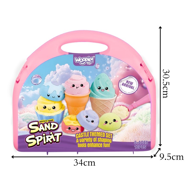 SAND FAIRY Kinetic Sand Set Ice Cream Parlor - Creative Toy