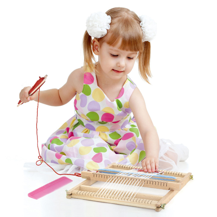 Drewniany Zestaw do tkania Viga Toys