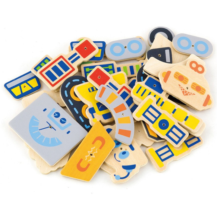 VIGA Wooden Nail Art 45 Piece Montessori