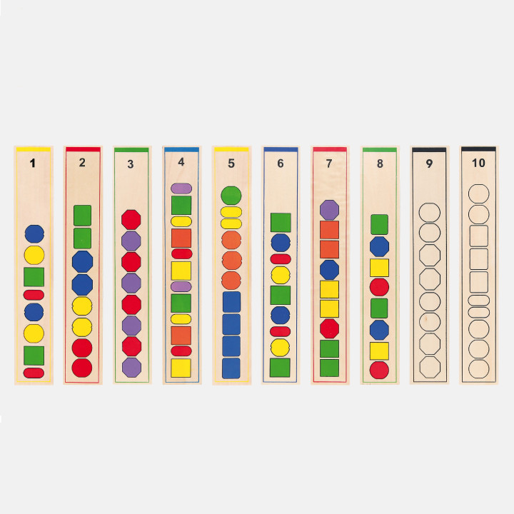 Drewniana Gra edukacyjna Logiczne koraliki Viga Toys