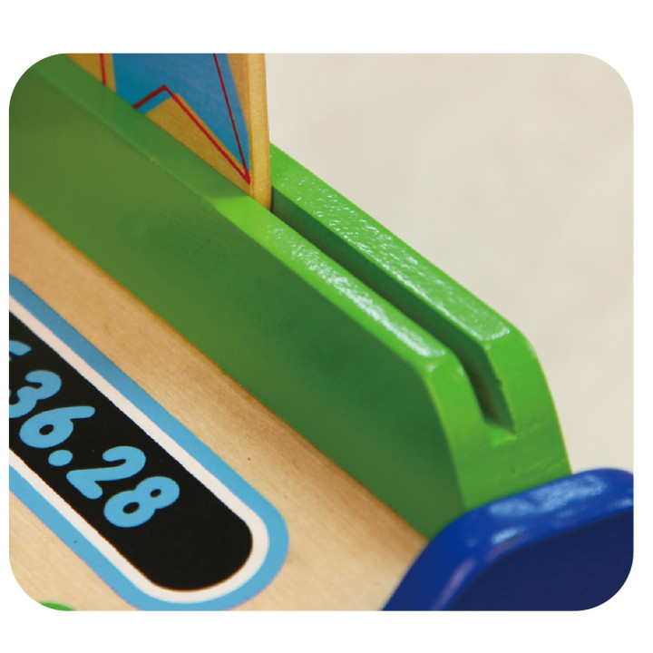 Drewniana Kasa sklepowa z akcesoriami Viga Toys