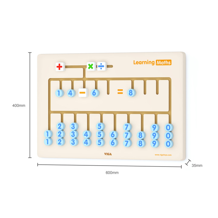 VIGA Sensory Board for learning to count FSC Montessori Certificate
