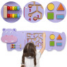 VIGA Hippopotamus Manipulative Sensory Board FSC Montessori Certificate