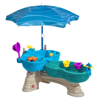 STEP2 Two-Tier Laguna Sandbox Water Table