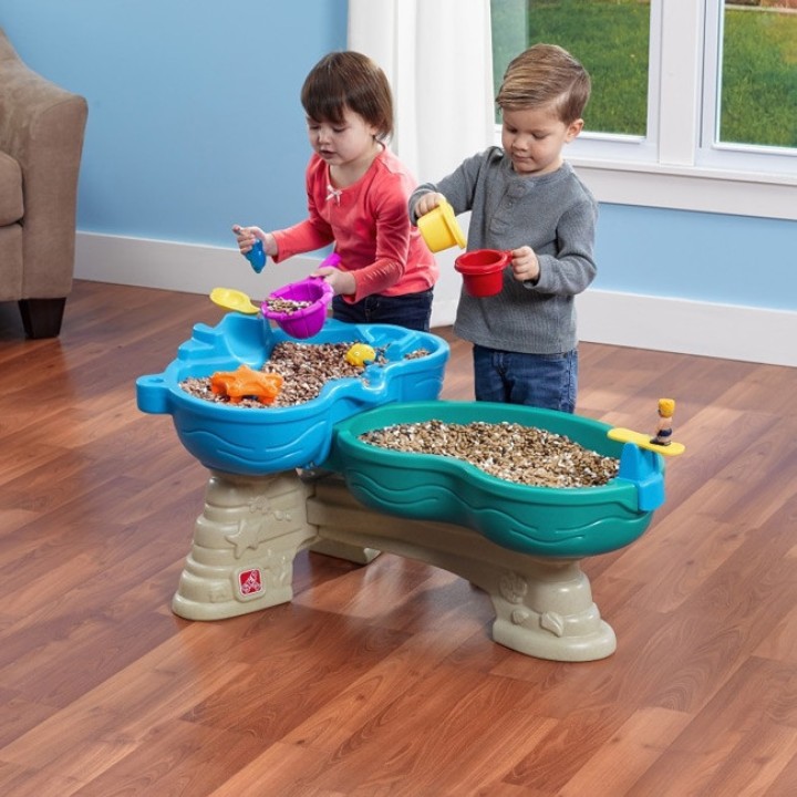 STEP2 Two-Tier Laguna Sandbox Water Table