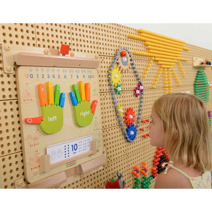 Nauka Liczenia Tablica Edukacyjna Drewniana Masterkidz Interaktywna