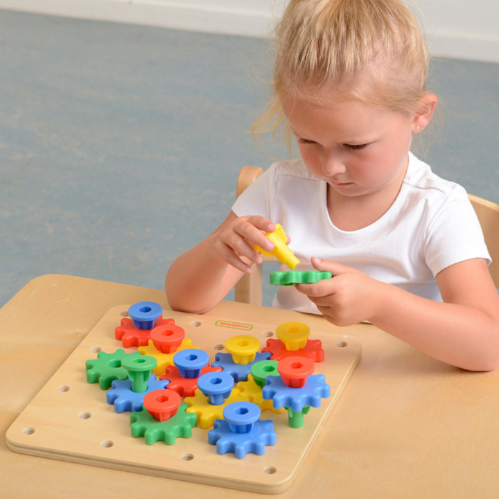 MASTERKIDZ Gears Build Your Own Mechanism Montessori Board