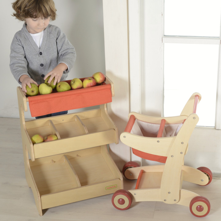 MASTERKIDZ Wooden Trade Fair Stand Play Shop