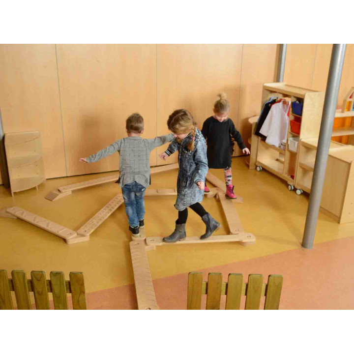 MASTERKIDZ Balance Training Wooden Sensory Path