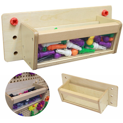 MASTERKIDZ Accessory Container with Transparent Wall - STEM Science and Education Board