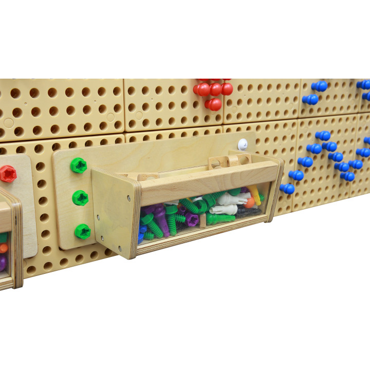 MASTERKIDZ Accessory Container with Transparent Wall - STEM Science and Education Board
