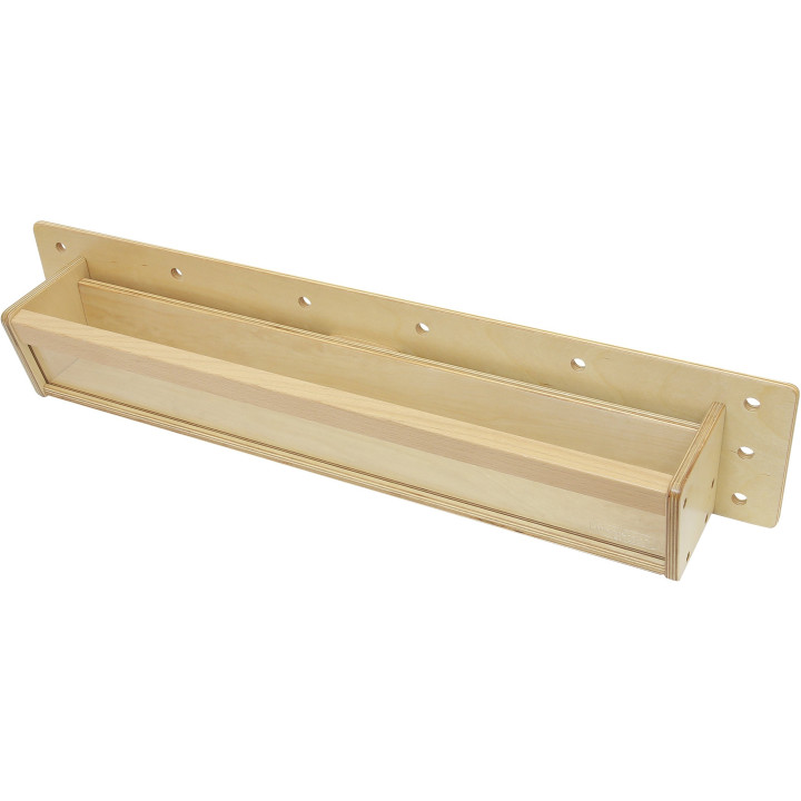 MASTERKIDZ Wooden Container with Transparent Wall 80 cm for STEM Science and Creativity Boards