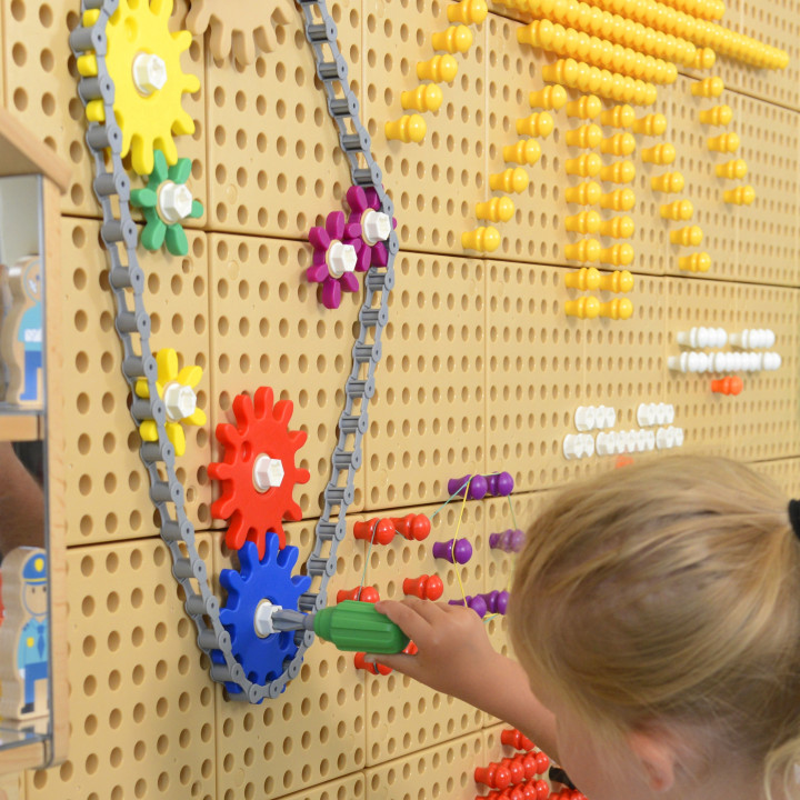MASTERKIDZ Gears Build Your Own Mechanism - STEM Science and Creativity Board