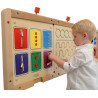 MASTERKIDZ Montessori Wall Board Opening and Closing Locks Sliders Buttons