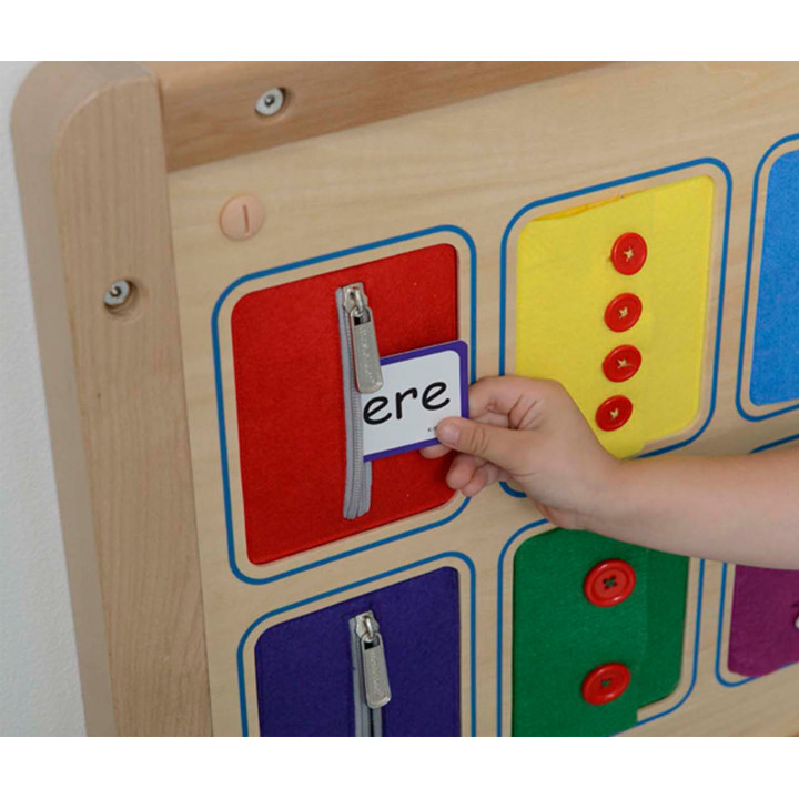 Tablica Ścienna Otwieranie I Zamykanie Zamków Suwaki Guziki Masterkidz