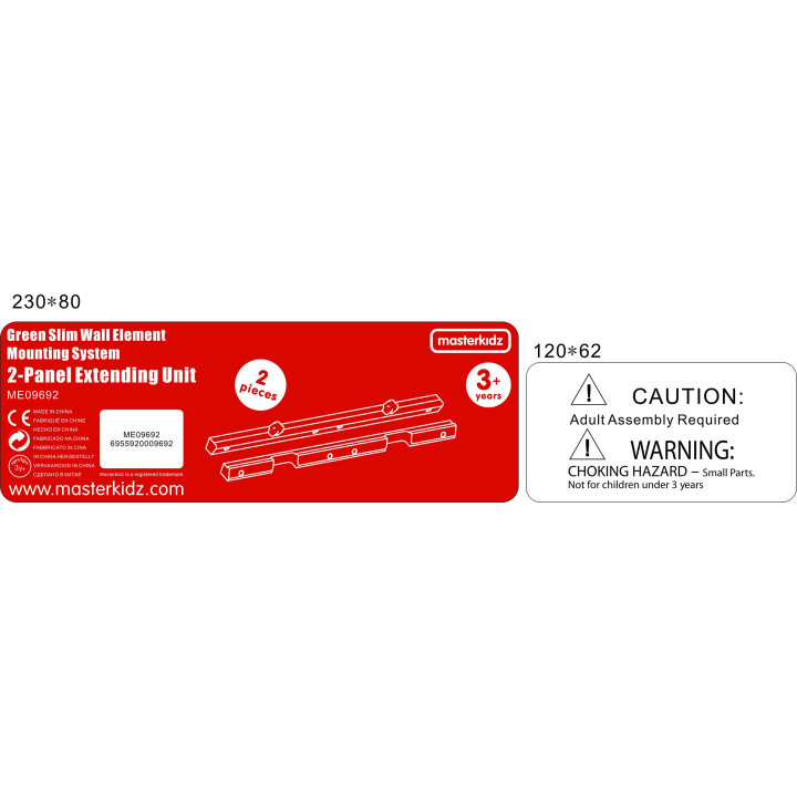 MASTERKIDZ Flex Frame Bottom and Top Edge 2 Boards