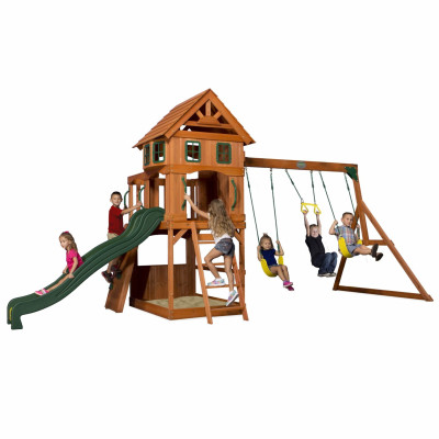 BACKYARD DISCOVERY Atlantic Huge Wooden Playground