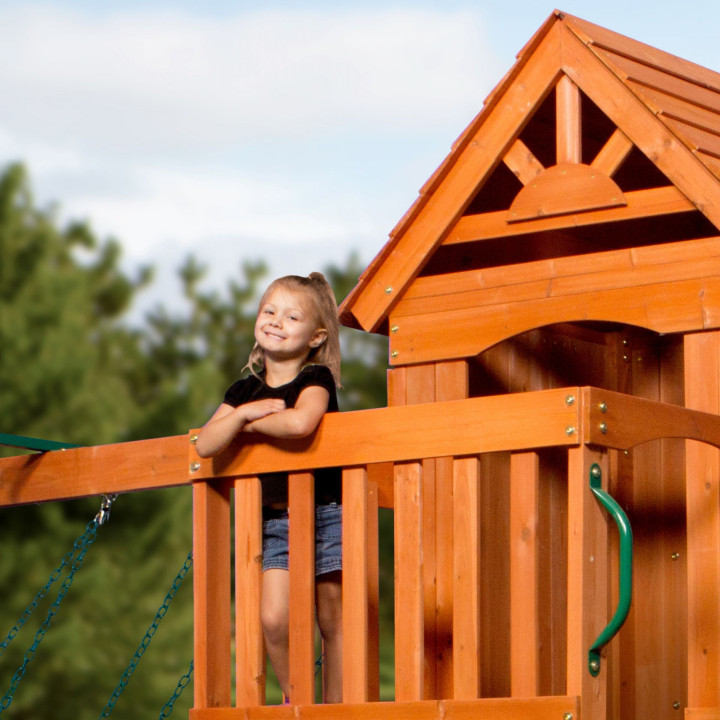 BACKYARD DISCOVERY Atlantic Huge Wooden Playground