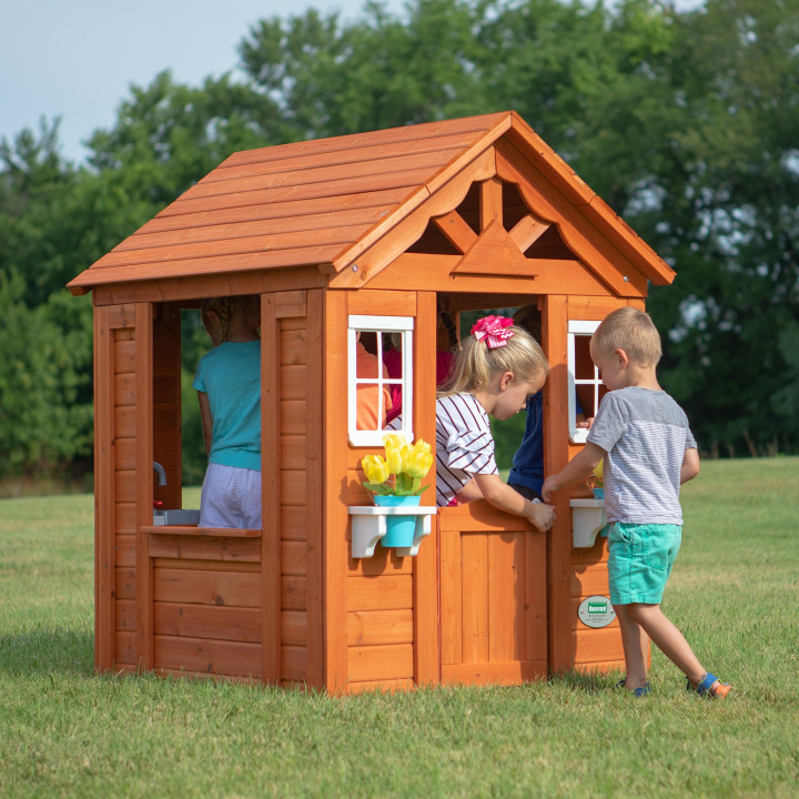 BACKYARD DISCOVERY Wooden Garden House for Children Timberlake