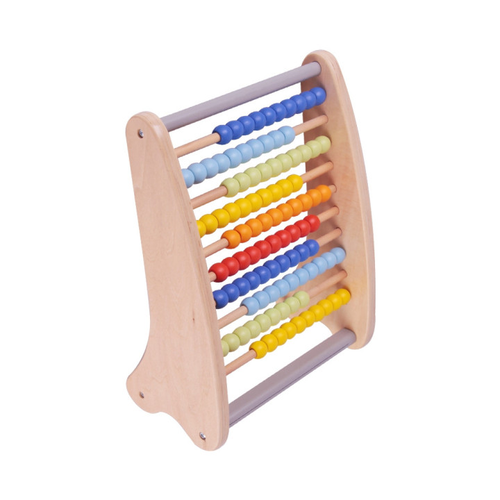 CLASSIC WORLD Wooden Abacus + Mathematical Operations 46 pcs.