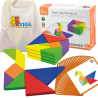 VIGA Tangram Wooden Logic Game Puzzle FSC Certified