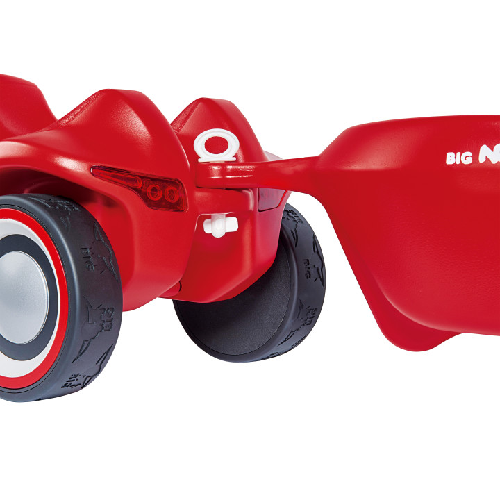 BIG Przyczepka do jeździka New Bobby Car czerwona