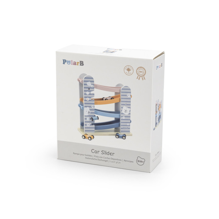 VIGA PolarB Wooden Slide for Cars Race Track