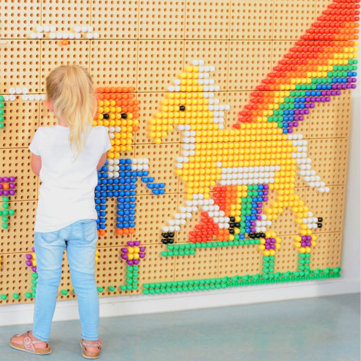 MASTERKIDZ Board Pegs 512 Pcs 6 Colors