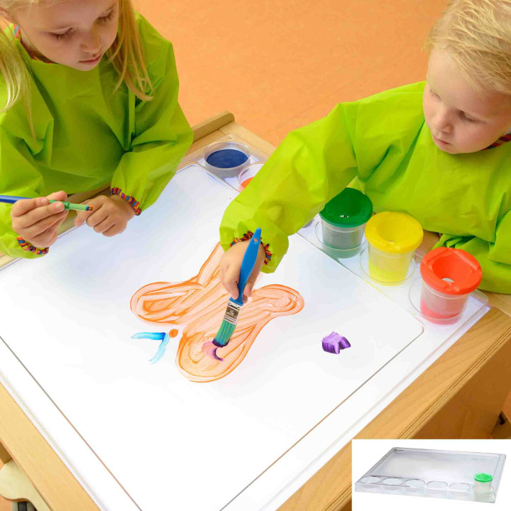 MASTERKIDZ Montessori Square Painting Tray