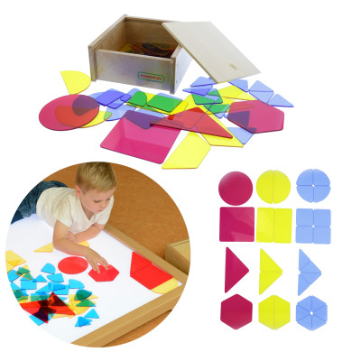 MASTERKIDZ Translucent Geometric Shapes