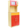 MASTERKIDZ Wooden Kitchen Shelf Kitchen Cabinet + Microwave