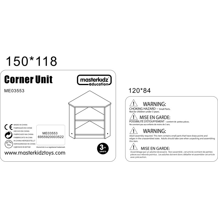 MASTERKIDZ Szafka Kuchenna Narożna