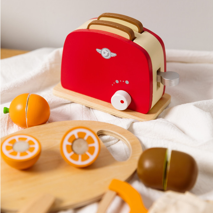 CLASSIC WORLD Wooden Velcro Fruit Chopping Set