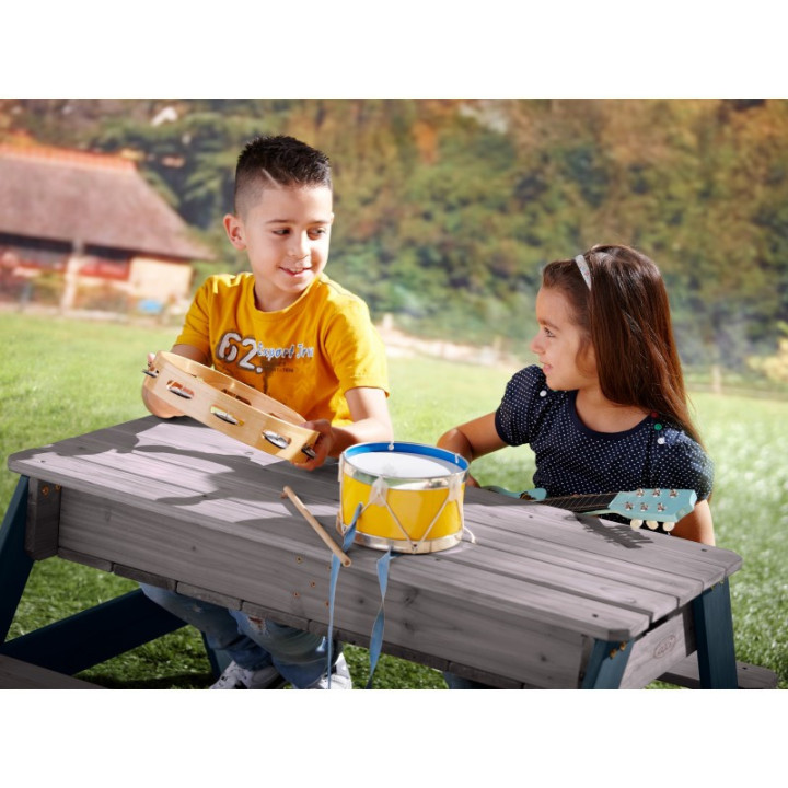 AXI Nick Picnic Table with Sand/Water Containers and Umbrella