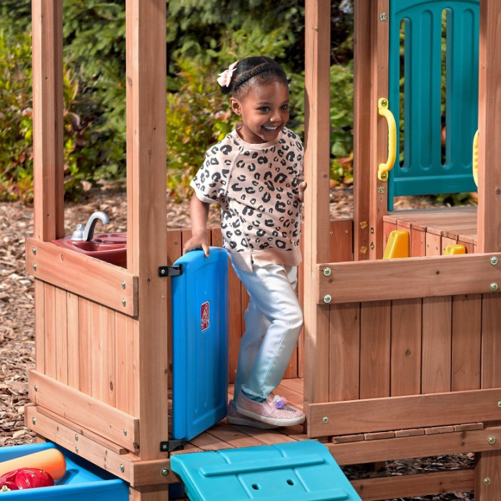 STEP2 Adventure wooden playground House Slide