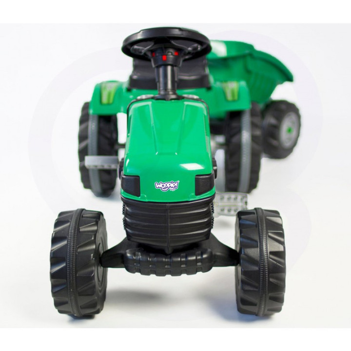 WOOPIE Traktor na Pedały Zielony