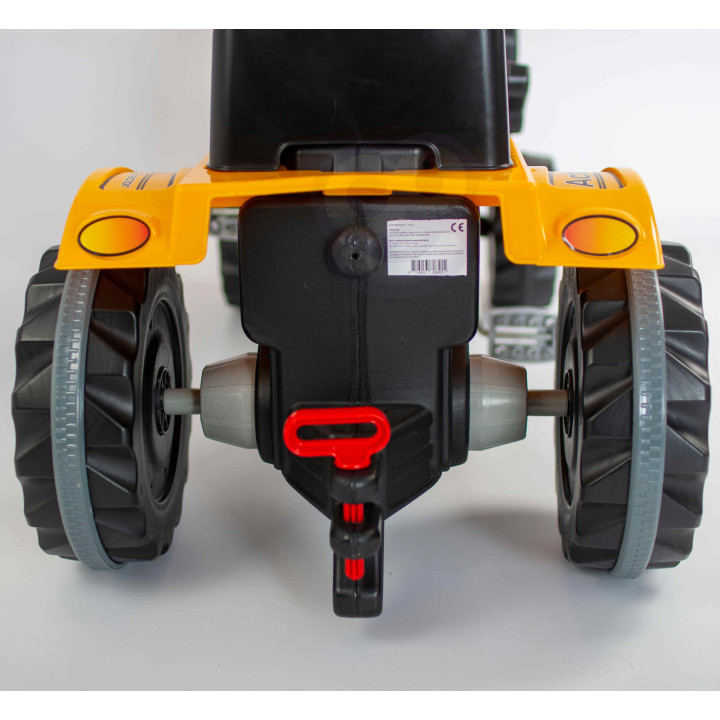 WOOPIE Pedal Tractor Farmer MaxTrac Classic Bucket Dozer