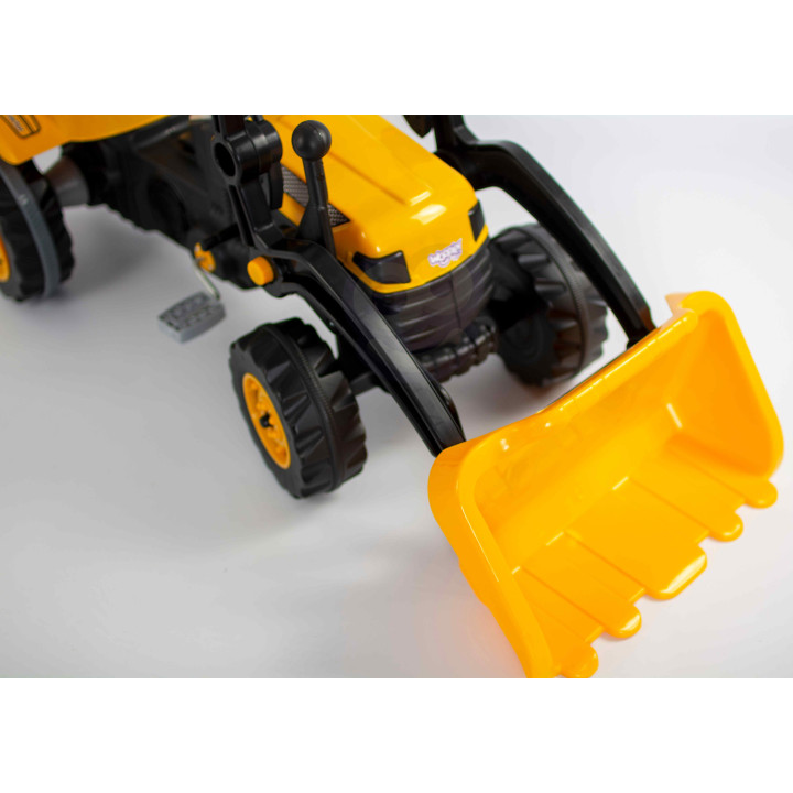 WOOPIE Pedal Tractor Farmer MaxTrac Classic Bucket Dozer