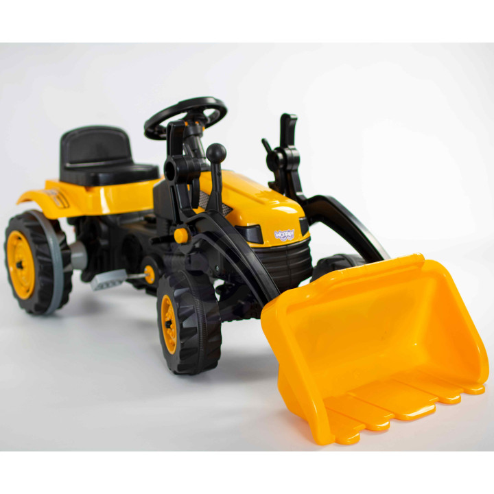 WOOPIE Pedal Tractor Farmer MaxTrac Classic Bucket Dozer