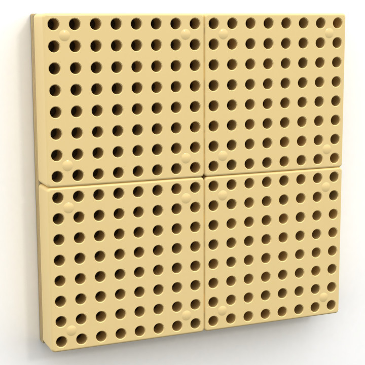 MASTERKIDZ STEM Creative Science Board Wall Panel + Mounting Panel 40 x 40 (cm)