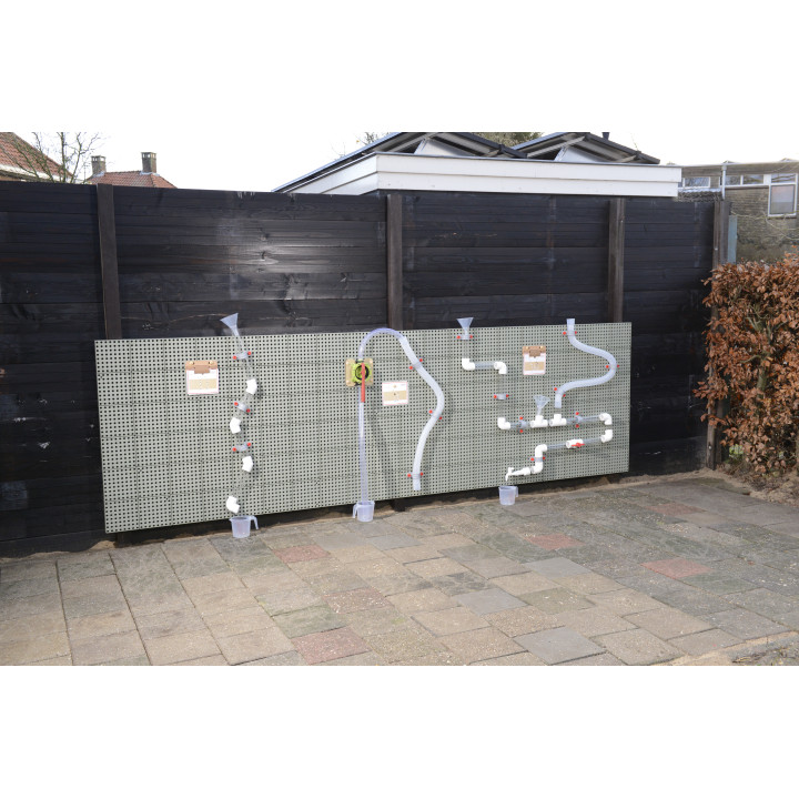 MASTERKIDZ Wall Panel Science Board Creative STEM Outdoor Board + Mounting Panel 120x80cm