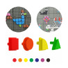 MASTERKIDZ Set of 64 Geometric Shaped Pegs for STEM Boards