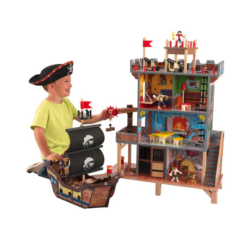forteca, piraci, zabawki