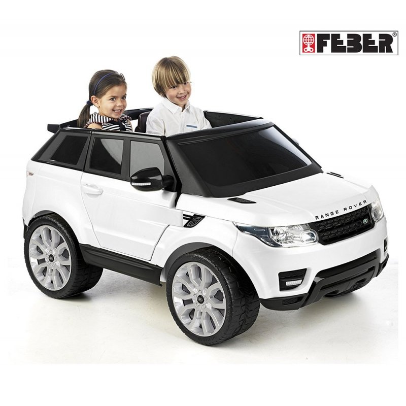 FEBER Samochód Range Rover Sport 12V Biały Tekst pochodzi ze strony https://brykacze.pl/feber-samochod-range-rover-sport-12v-bialy-5022.html Prawa autorskie brykacze.pl