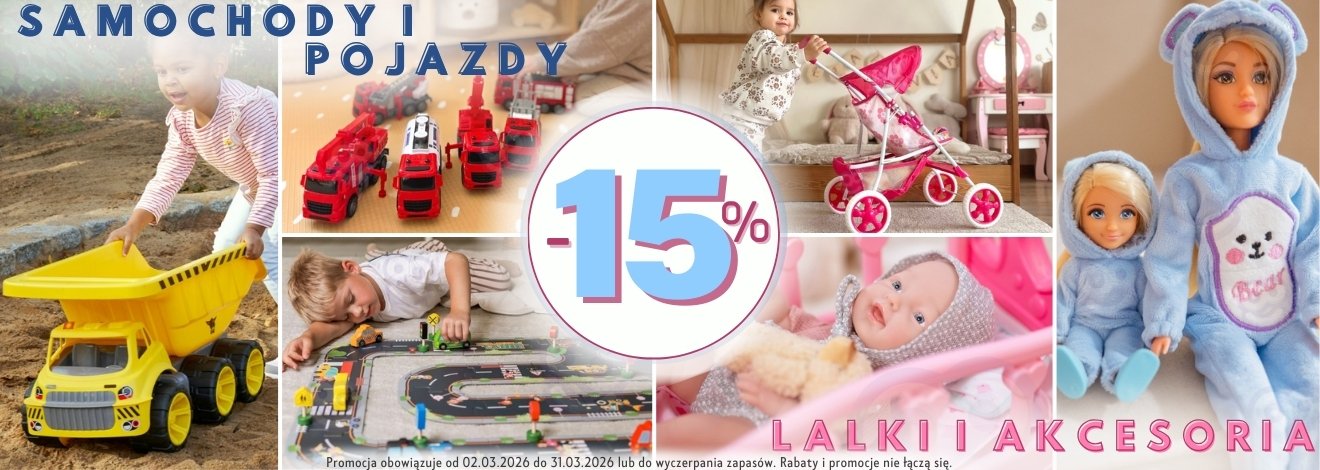 Pojazdy i Lalki -15%