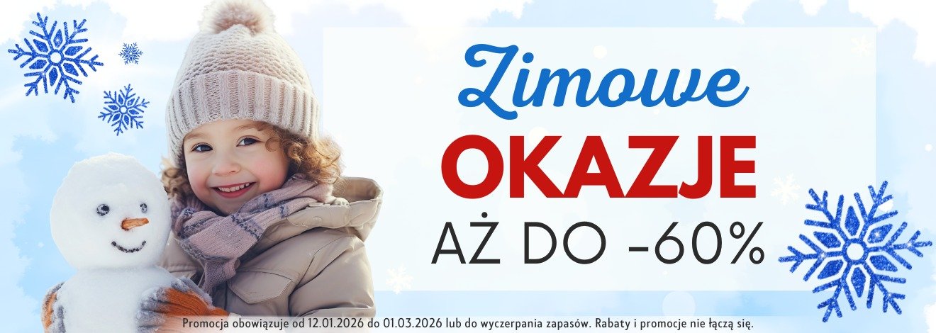 Zimowe okazje aż do -60%